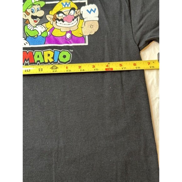 SUPER MARIO BROS Luigi WARIO Nintendo video GAME Wario YOSHI  MEN'S T-Shirt Med - Picture 4 of 5